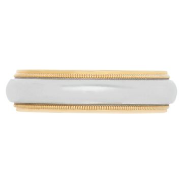 Tiffany & Co. wedding band 18k rose gold and platinum