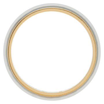 Tiffany & Co. wedding band 18k rose gold and platinum