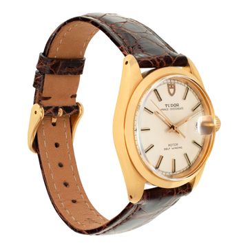 Tudor Prince 9050/1 Gold Plate Silver dial 34mm Automatic watch