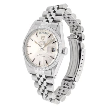 Tudor Prince Date 94510 Stainless Steel    Silver dial 35mm Automatic watch