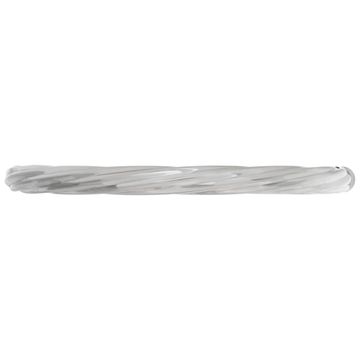 Twist design 14k white gold bangle