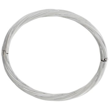 Twist design 14k white gold bangle
