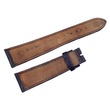 Used Patek Philippe dark blue alligator strap (20mm x 16mm)
