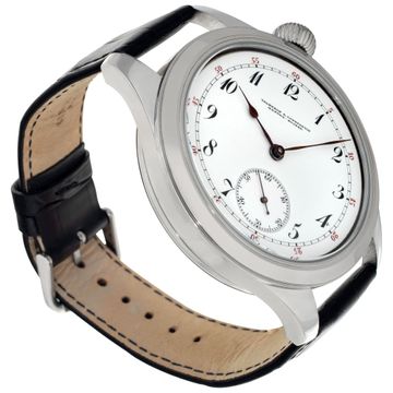 Vacheron Constantin pocket watch Stainless Steel White dial 48mm Manual watc