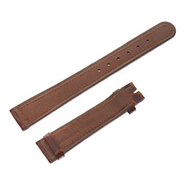 Vintage Patek Philippe brown crocodile strap (16mm x 14mm)